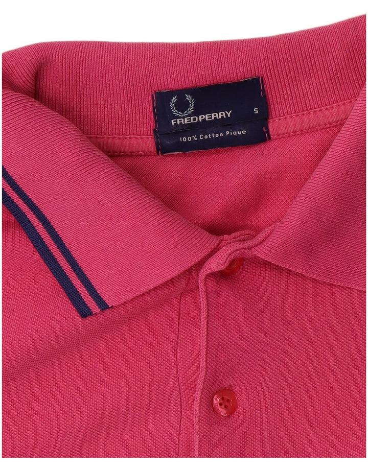 FRED PERRY Polo Homme Petit Rose Coton