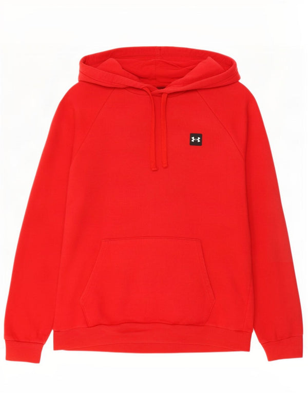 Under Armour Pull à capuche coupe ample pour homme en coton rouge Large