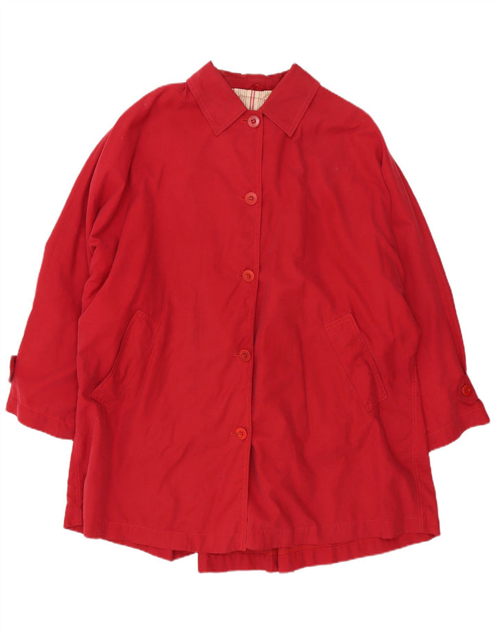 Marella Trench Femme UK 22 3XL Rouge