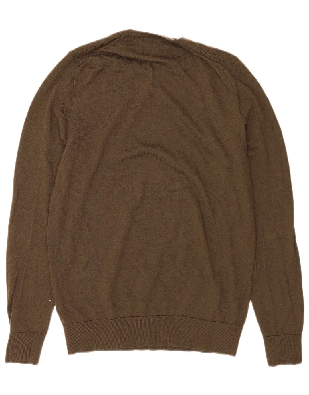 Marks & Spencer Pull à col rond pour femme UK 14 Kaki moyen