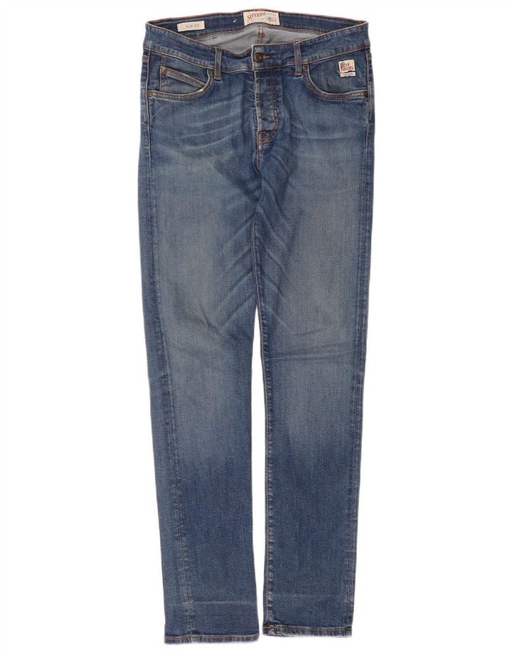 Roy Rogers Jean Slim Supérieur Femme W35 L33 Bleu Coton