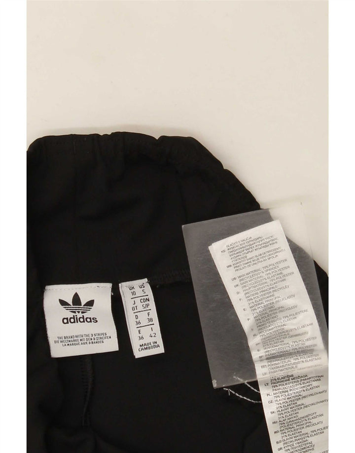 Adidas Short de sport pour femme UK 10 Petit Noir Polyester
