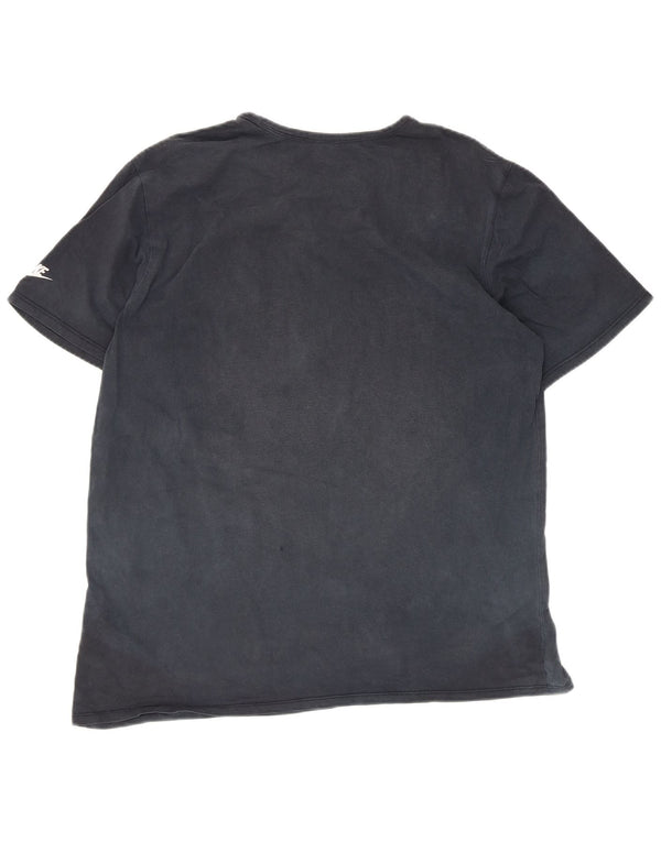 Nike Mens Athletic Cut Graphic T-Shirt Top XL Bleu Marine Coton
