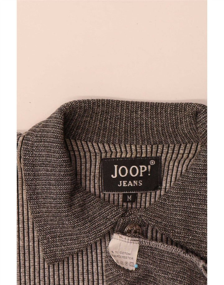 Joop Polo Homme Coton Rayé Gris Moyen