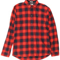 Tommy Hilfiger Chemise en Flanelle à Carreaux Coupe Regular Homme Rouge Moyen