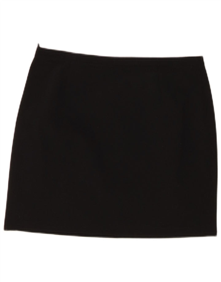 Pinko Mini jupe femme UK 12 Medium W30 Noir Polyester