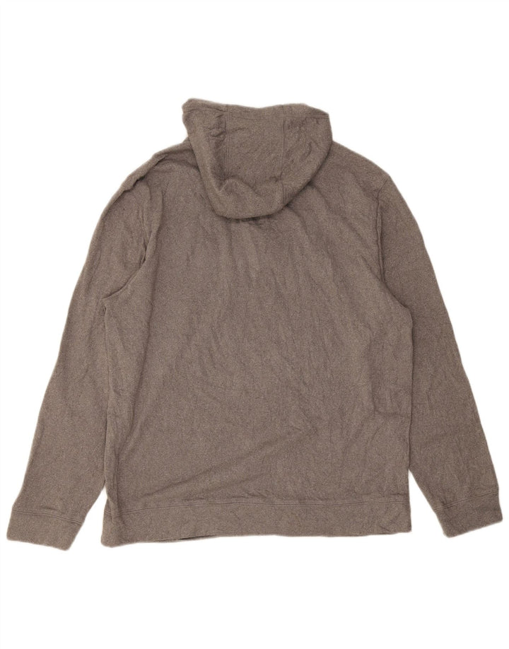 IZOD Pull à capuche pour homme Salt Water Large Gris Polyester