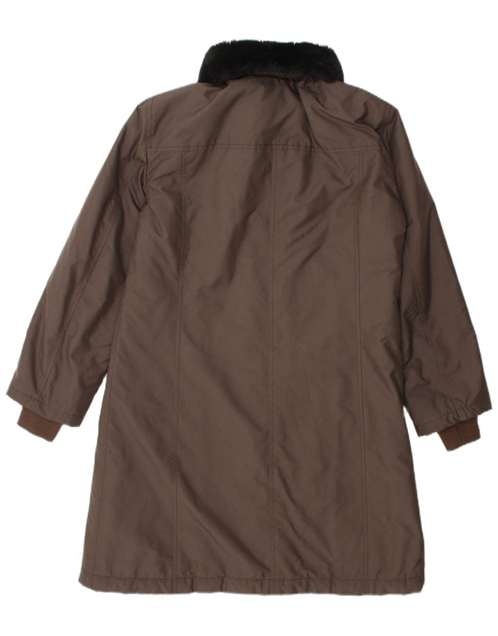Fay Manteau rembourré pour femme UK 44 Polyester marron moyen