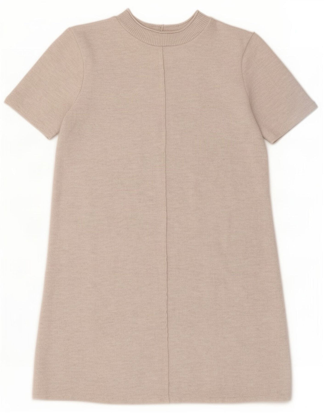 Robe droite pour femme Zara UK 42 Polyester beige moyen