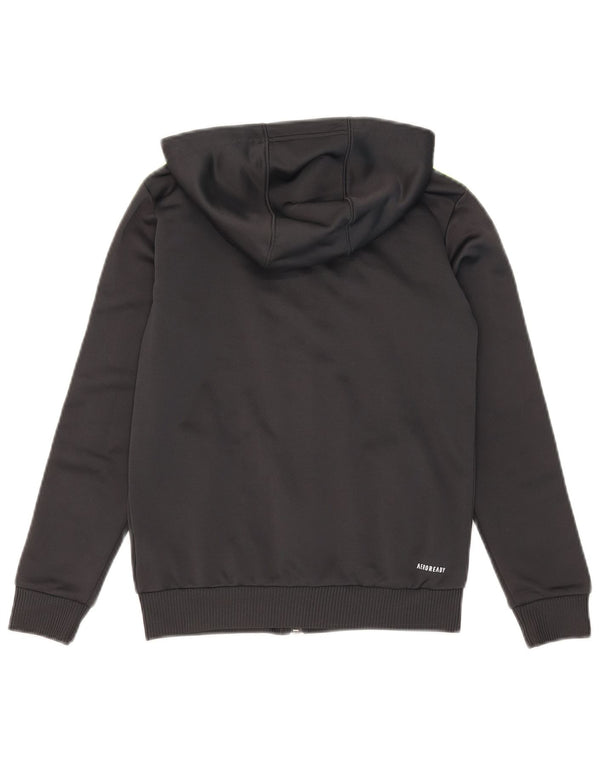 Adidas Pull à capuche zippé Aeroready pour fille 9-10 ans Gris Polyester