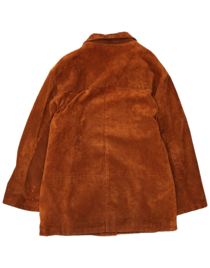Pelletteria Veste en Daim Femme IT 48 XL Cuir Marron