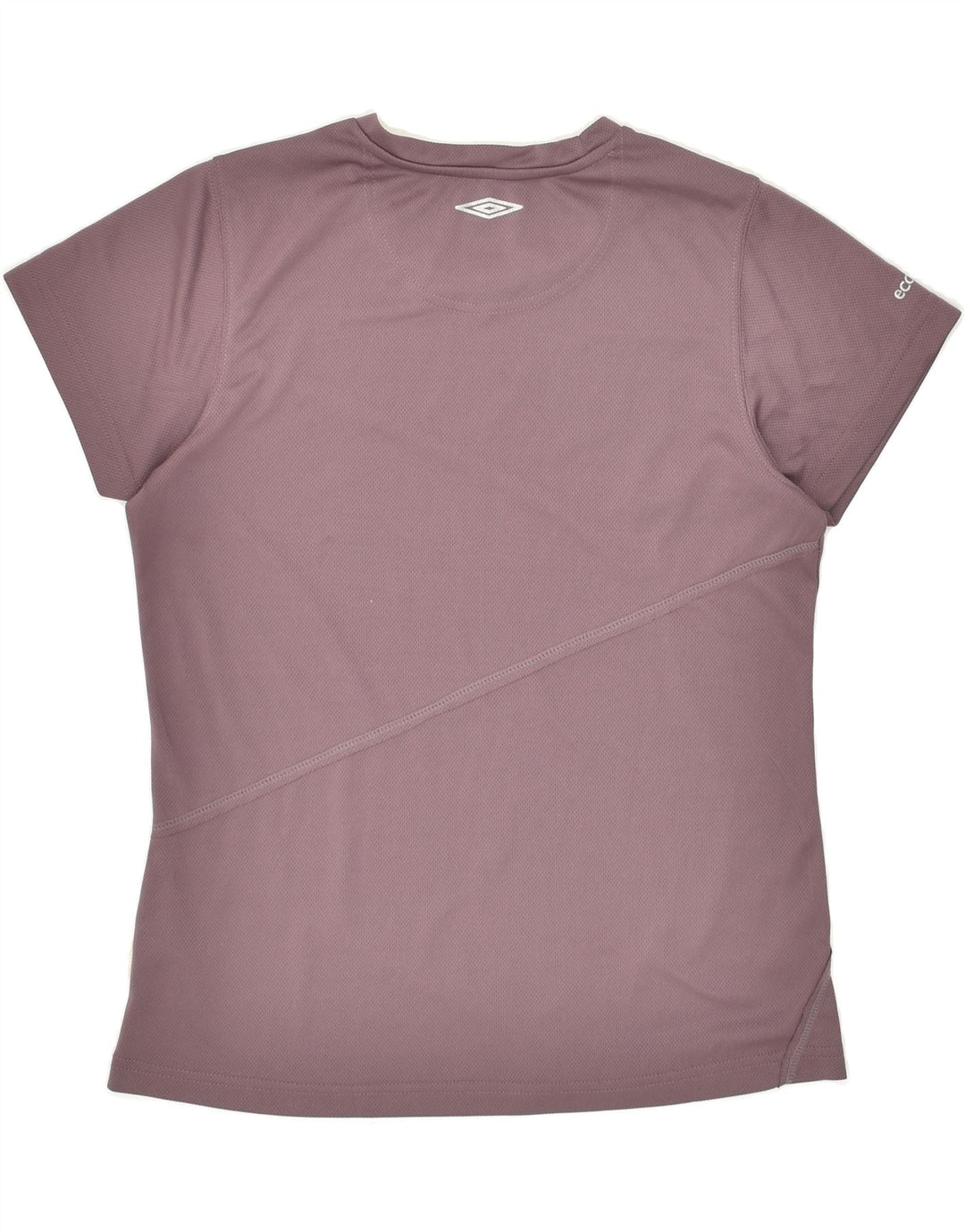 UMBRO Womens T-Shirt Top UK 16 Large Purple Polyester | Vintage Umbro | Thrift | Second-Hand Umbro | Used Clothing | Messina Hembry 