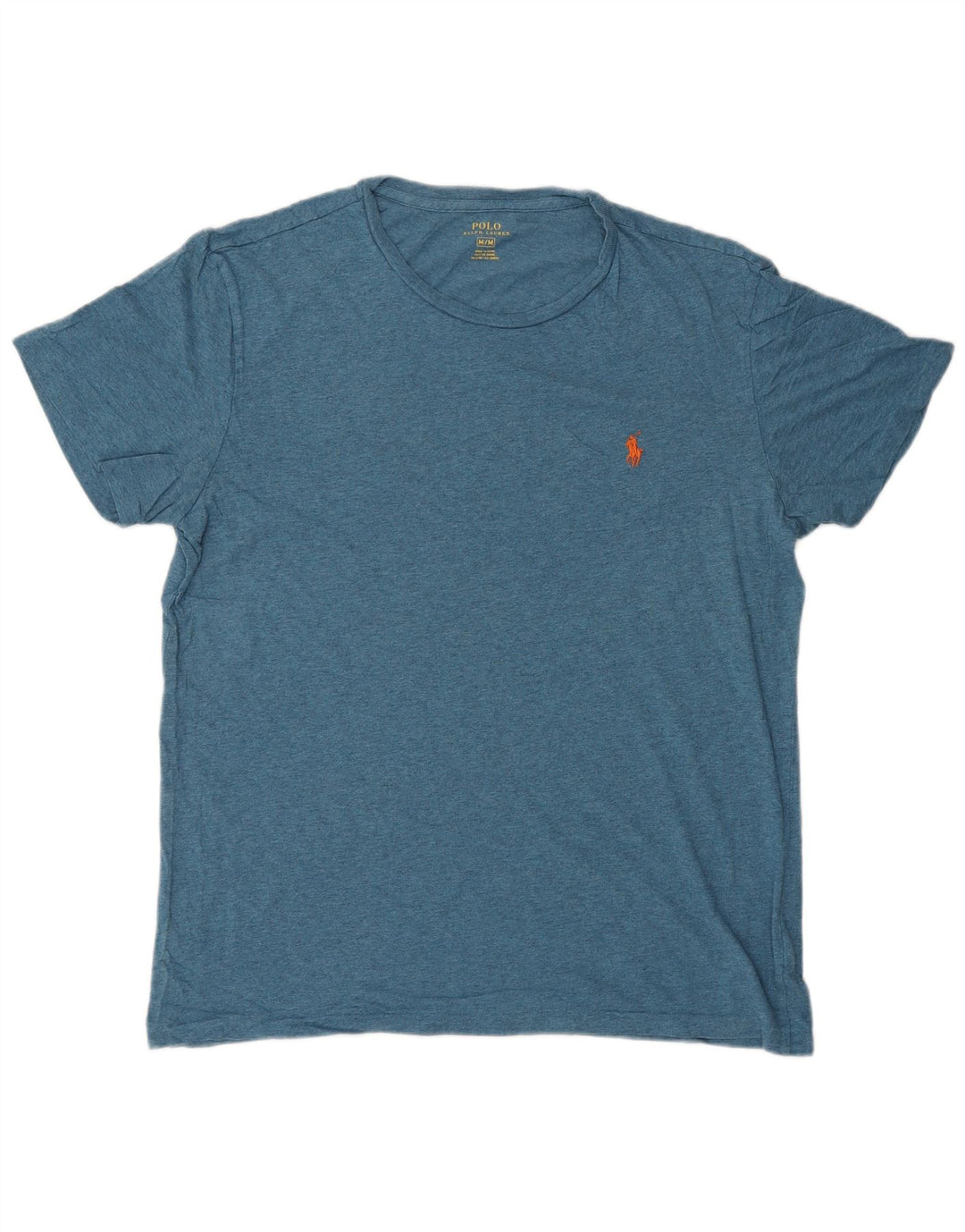 POLO RALPH LAUREN T-Shirt Homme Top Bleu Moyen Coton