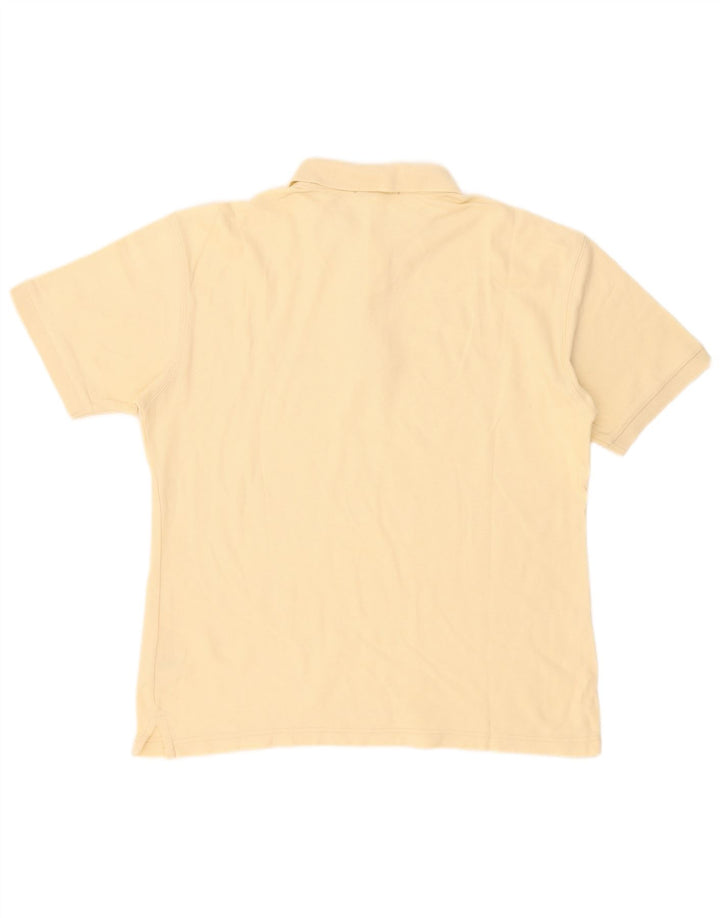 Fila Polo Homme Jaune Moyen Coton
