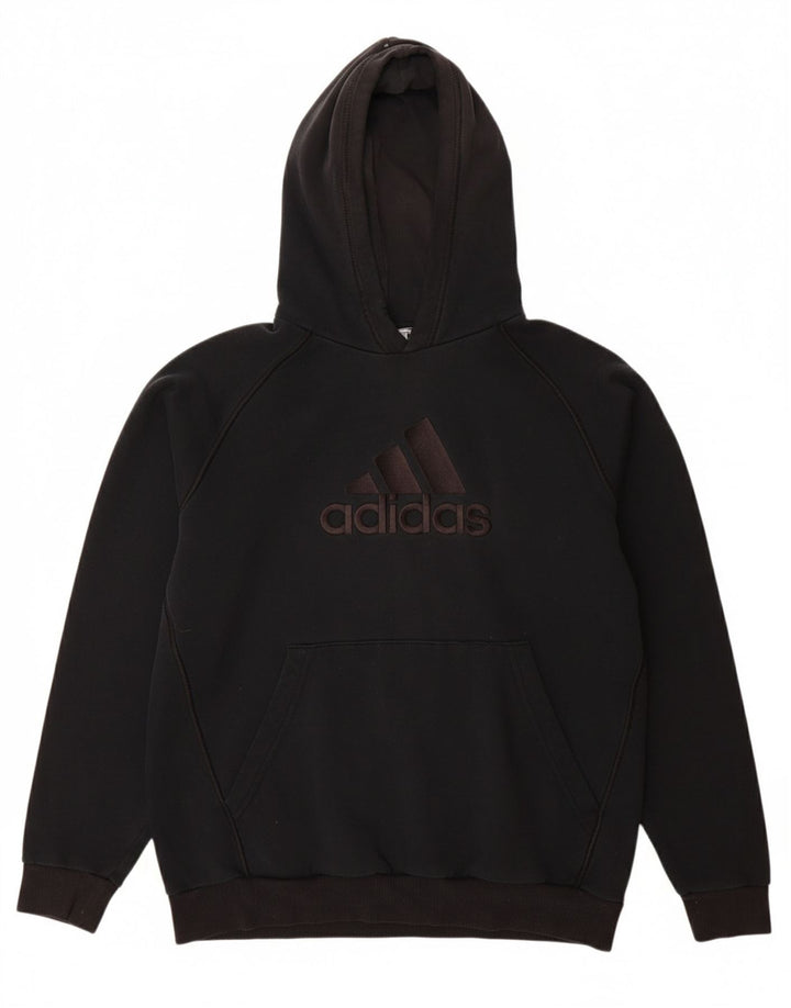 ADIDAS Pull à capuche graphique pour garçon 15-16 ans Noir