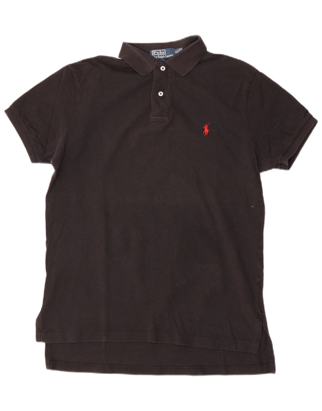 Polo Ralph Lauren Polo ajusté sur mesure pour homme en coton noir moyen
