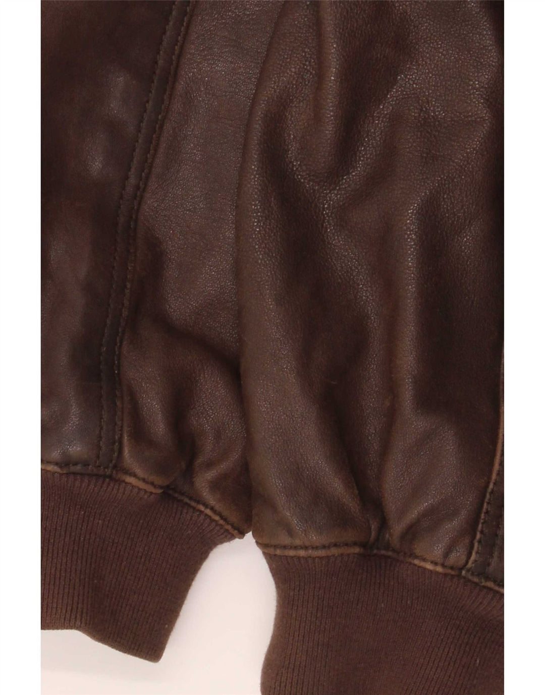 veste en cuir homme vintage UK 40 Grand Marron