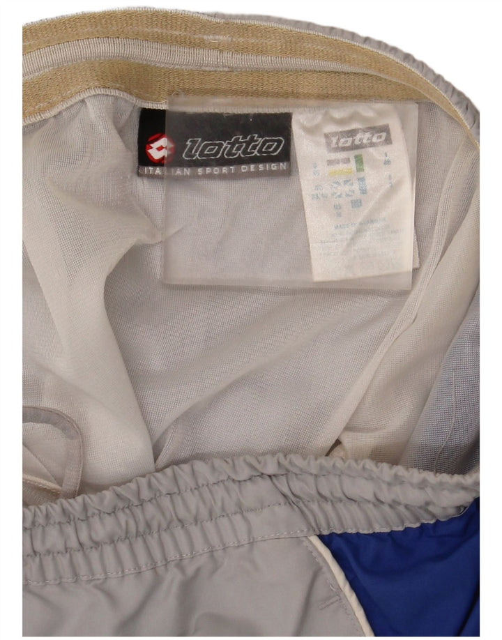 LOTTO Short de Sport Homme UK 38/40 Gris Moyen Colorblock Polyester