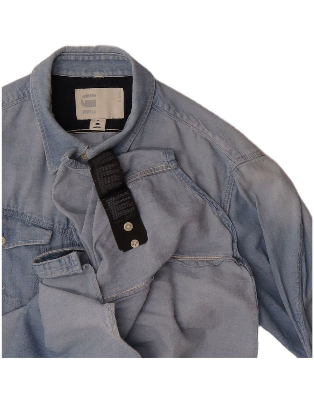 G-STAR Chemise en Jean Homme Bleu Moyen Coton
