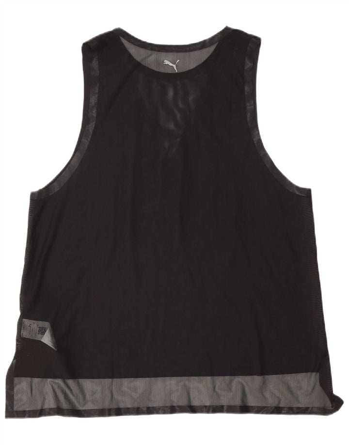 Puma Débardeur graphique pour femme UK 18 XL Noir Polyester