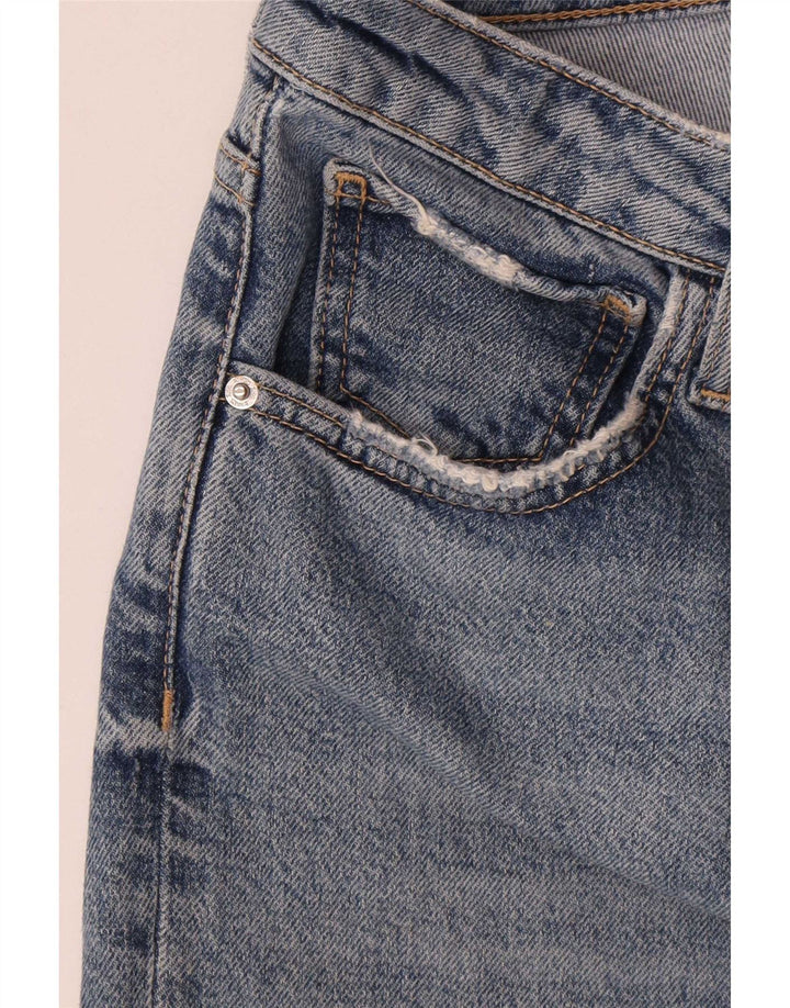 Zara Jean droit femme EU 38 Small W28 L28 Bleu