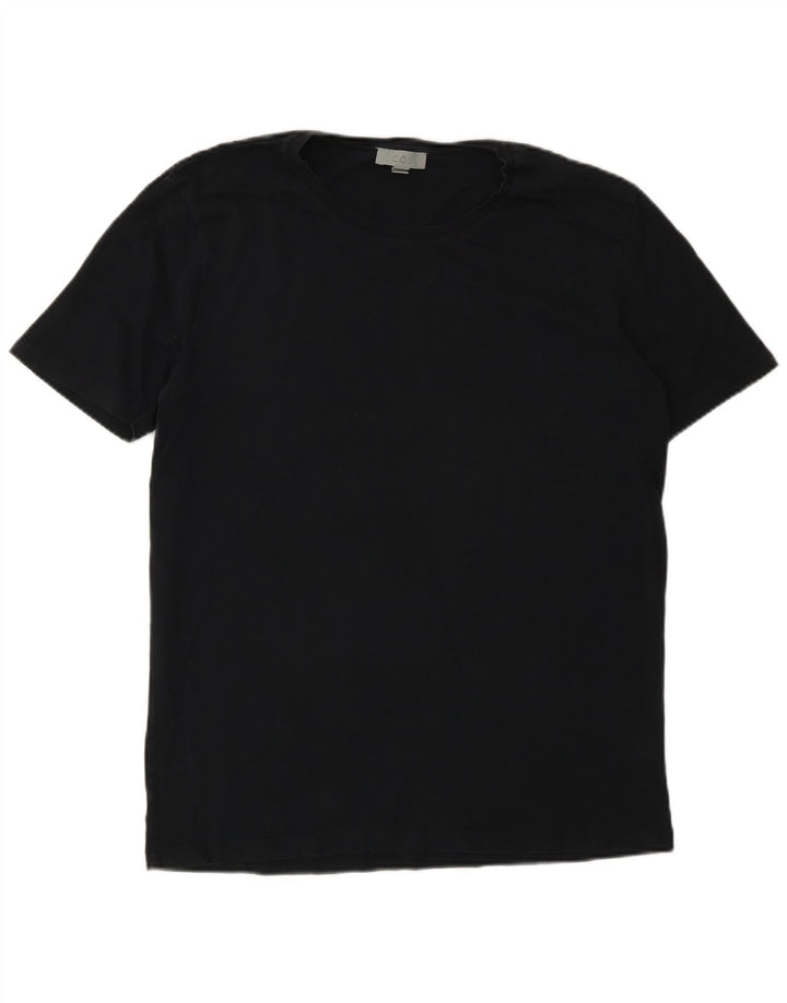 Cos T-Shirt Homme Haut Noir Moyen Coton