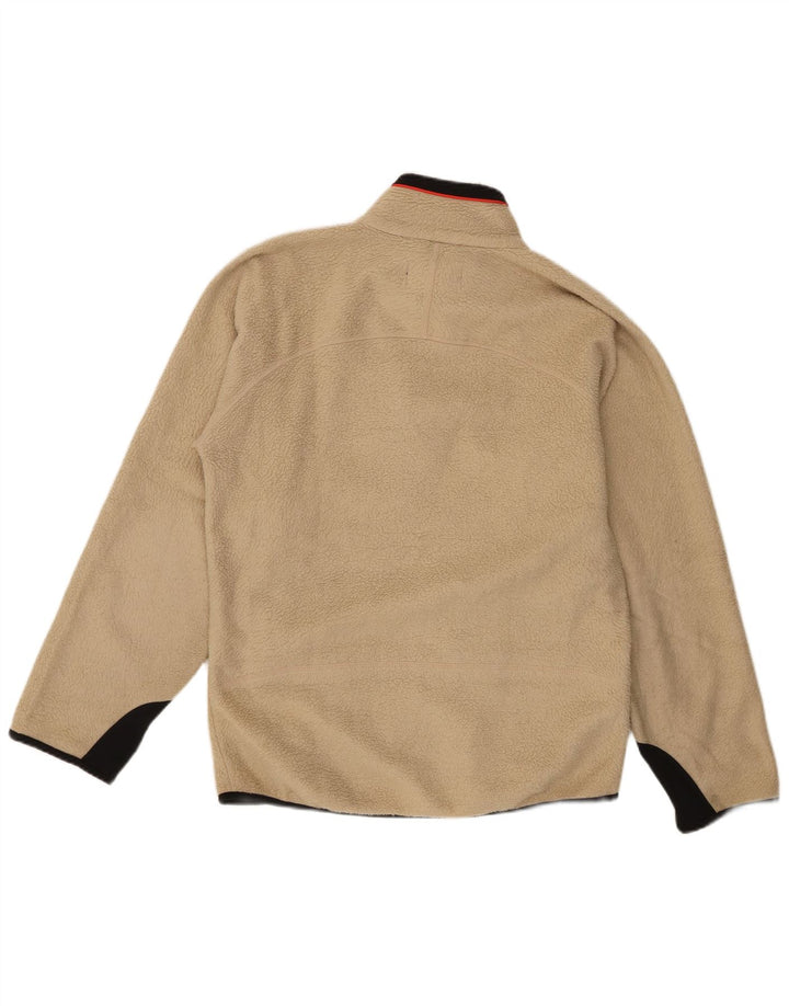 Fila Veste polaire pour homme UK 36 Small Beige Colourblock Polyester