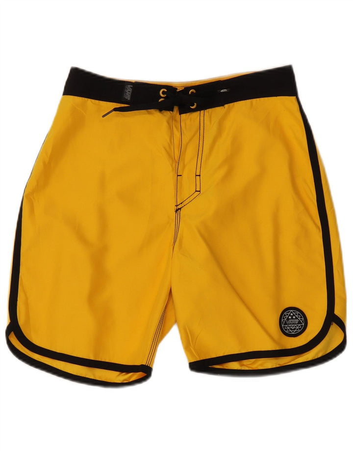 Vans Short de bain homme petit jaune color block polyester