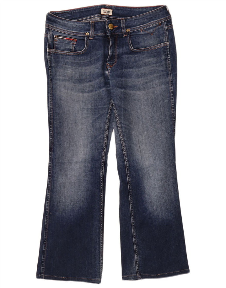 TOMMY HILFIGER Jean Bootcut Femme W30 L27 Bleu Coton
