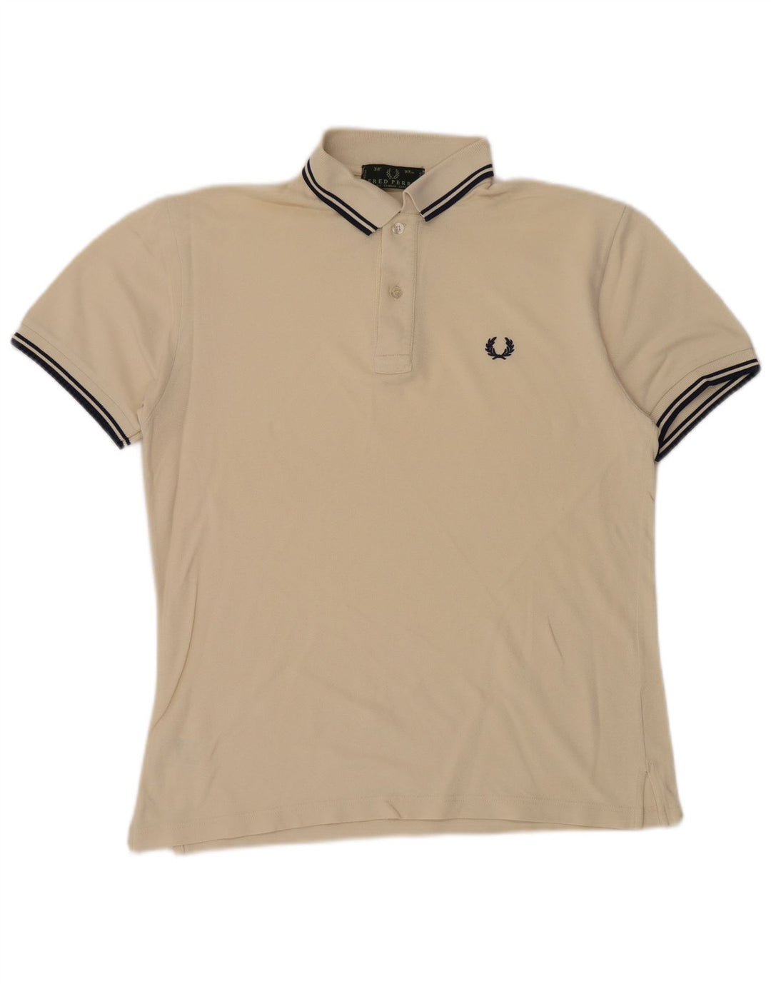 Fred Perry Polo Homme Petit Coton Beige