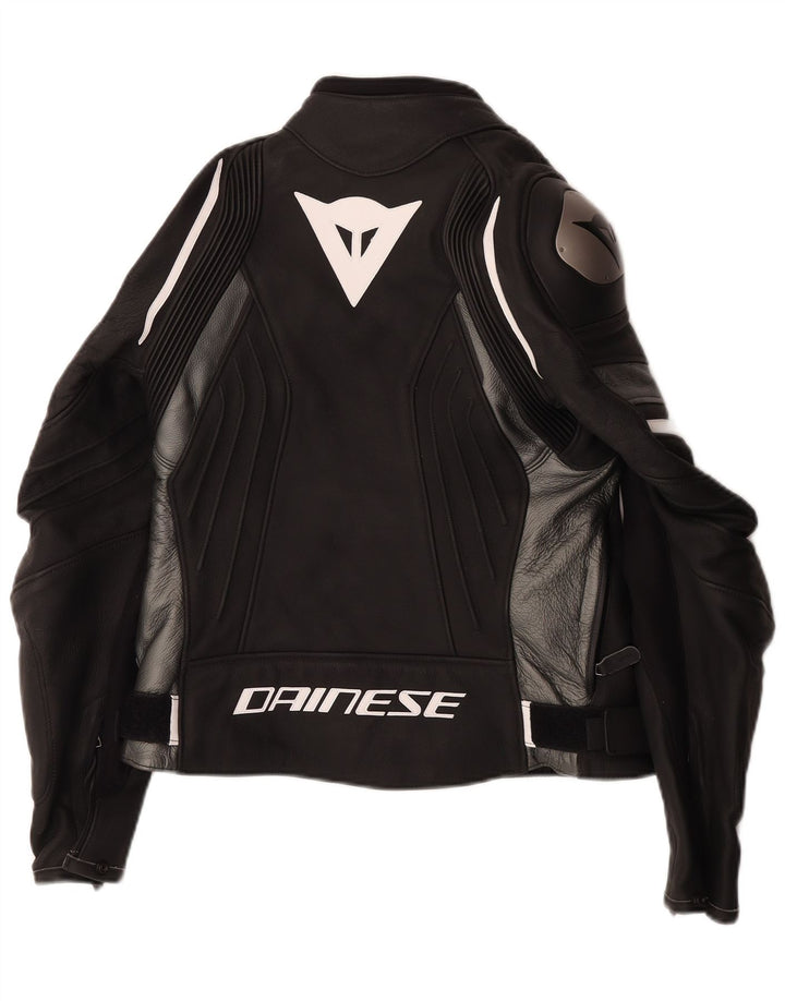 Veste de motard en cuir pour femme Dainese IT 42 Motard en cuir noir moyen