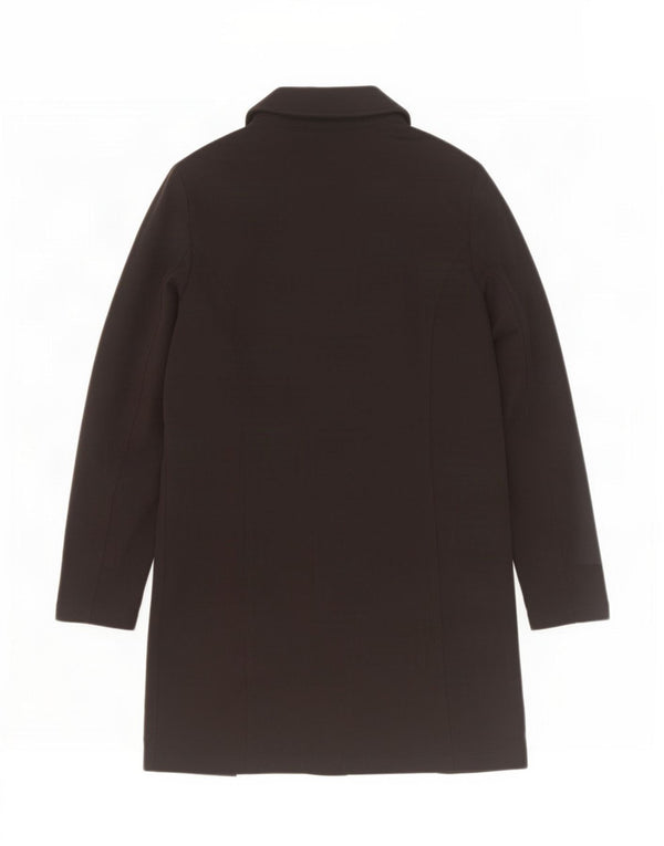 Nautica Manteau croisé pour femme UK 14 en coton noir moyen