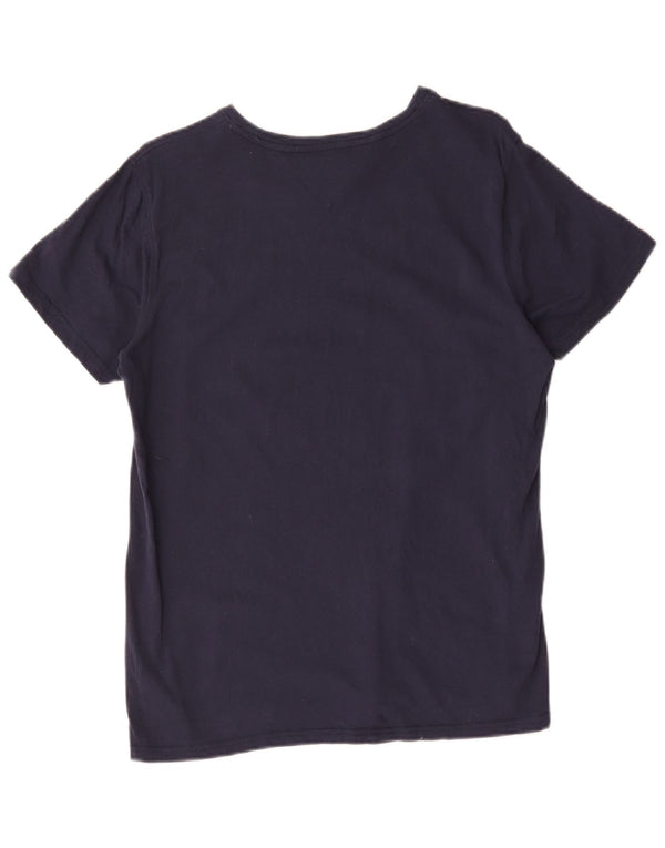 Tommy Hilfiger T-Shirt Homme Bleu Marine Moyen Coton