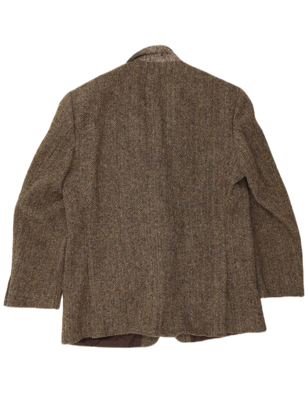 Benvenuto Veste Blazer Harris Tweed Homme IT 56 3XL Vert Chevrons