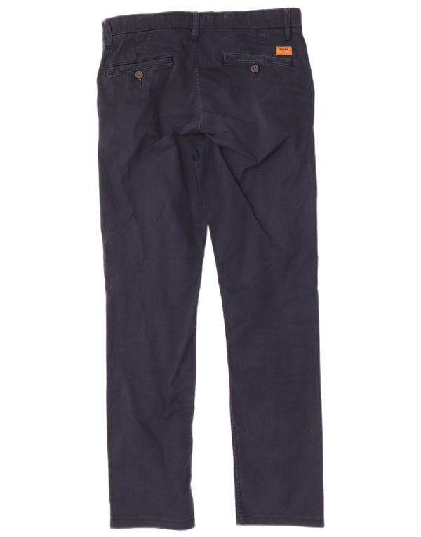 Timberland Pantalon Chino Droit Homme W31 L31 Bleu Marine