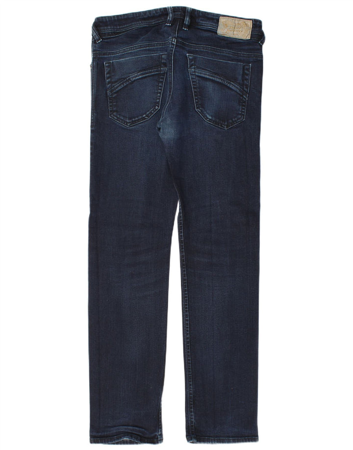Diesel Jean Slim Homme W32 L32 Bleu Marine Coton
