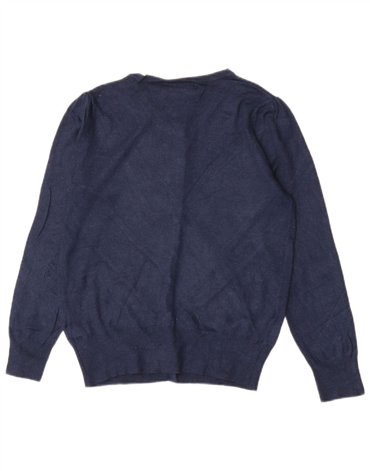 Marks & Spencer Cardigan pour femme en viscose bleu marine moyen UK 12