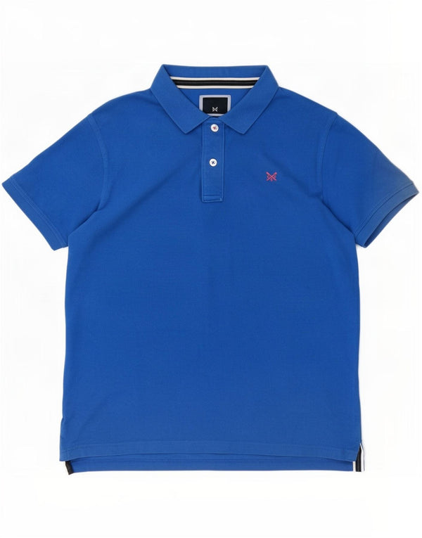 Crew Clothing Polo homme grand coton bleu