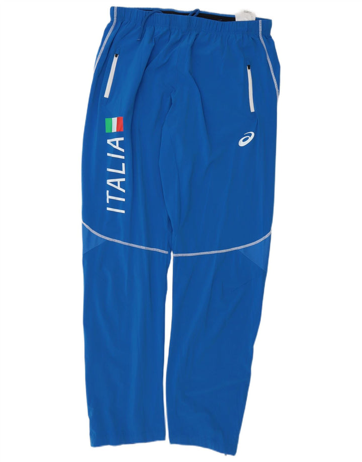 Asics Pantalon de Survêtement Italia Graphic XL Homme Bleu Polyester