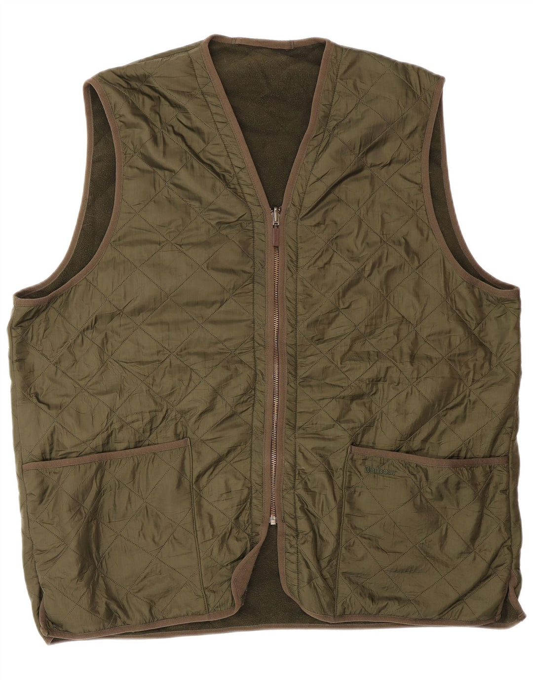 BARBOUR Gilet matelassé pour hommes UK 42 XL Vert Polyamide