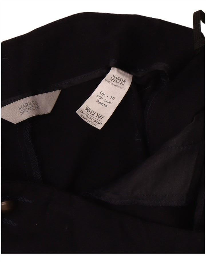Marks & Spencer Bermuda pour femme UK 10 Small W30 Bleu marine Polyester