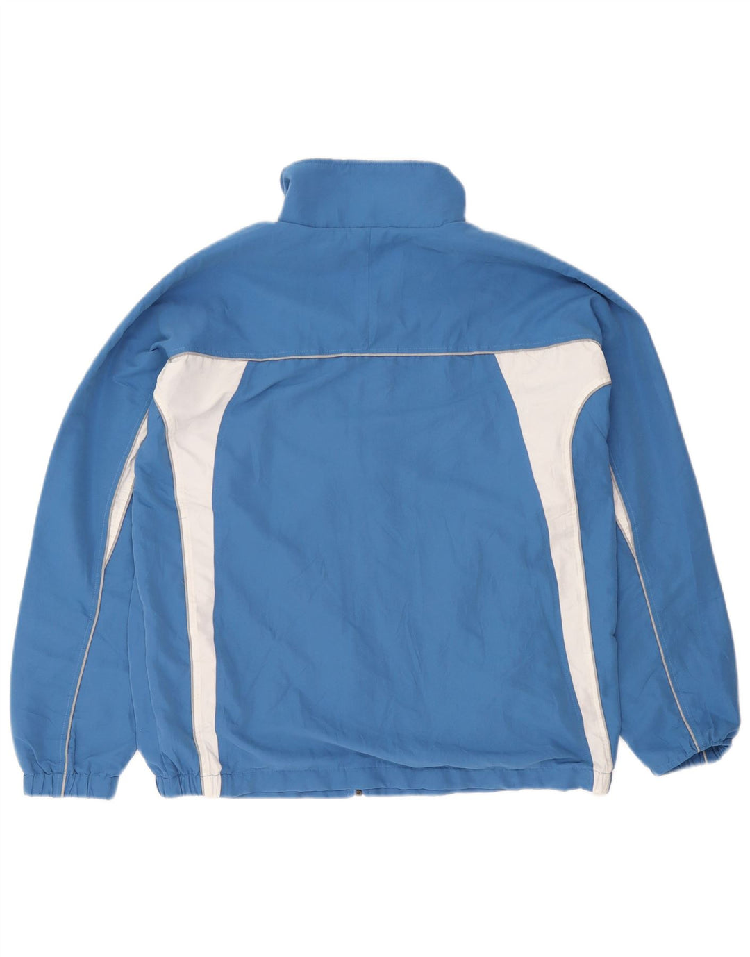 Asics Veste de Survêtement Graphique Homme Bleu Moyen Polyester Colorblock