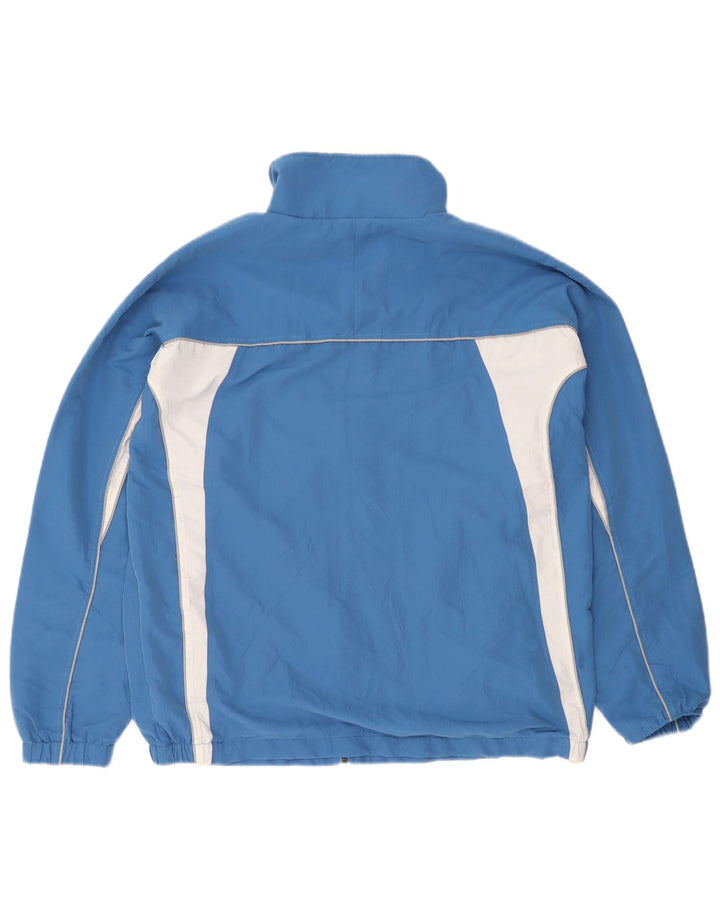 Asics Veste de Survêtement Graphique Homme Bleu Moyen Polyester Colorblock