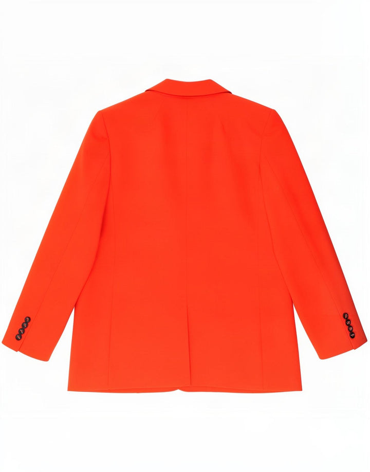 Marks & Spencer Veste blazer à 1 bouton pour femme UK 16 Large Orange Polyester
