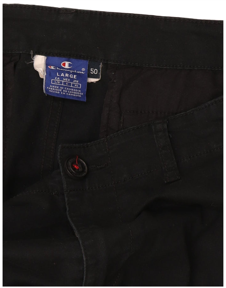 CHAMPION Short Cargo Homme IT 50 Large W34 Noir