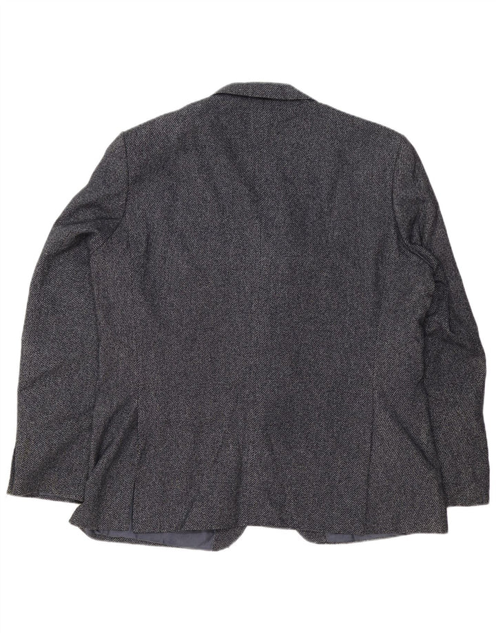 Marks & Spencer Veste blazer à 2 boutons pour homme UK 46 XL Bleu marine en laine