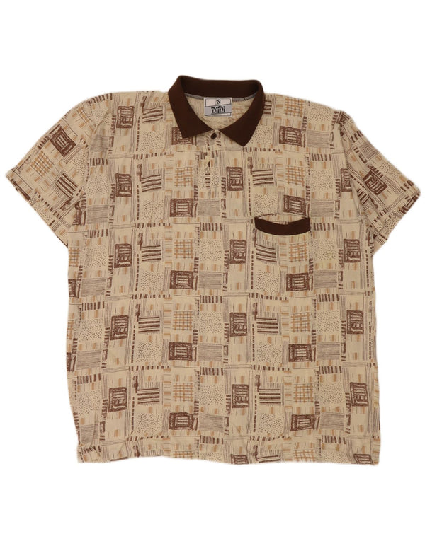 Polo Homme Vintage XL Beige Viscose
