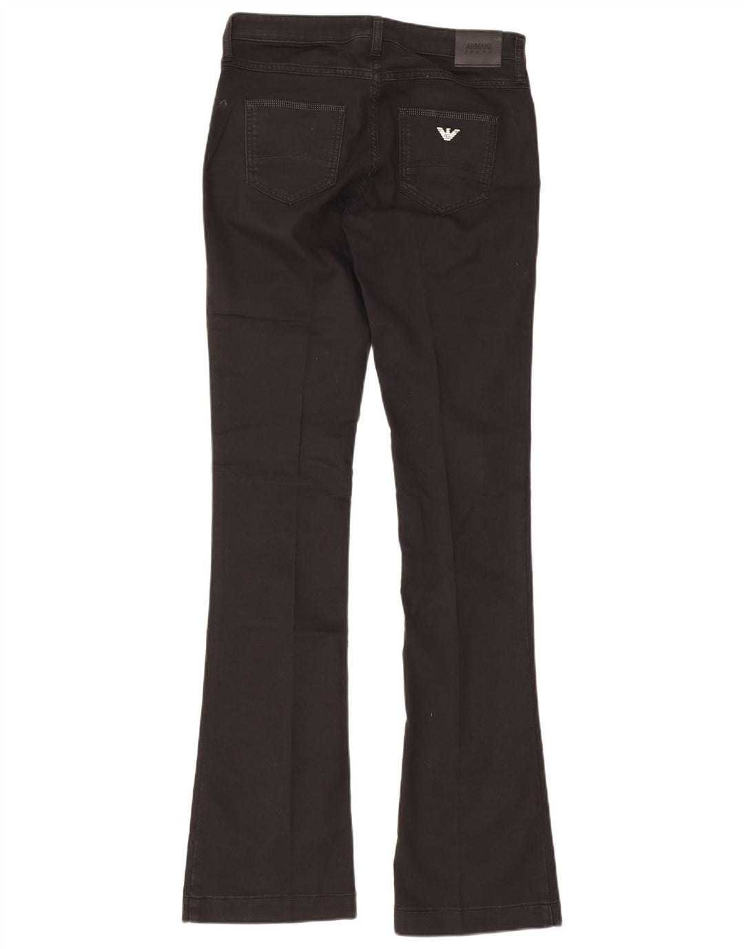 Armani Femme Jean Évasé W29 L35 Coton Noir