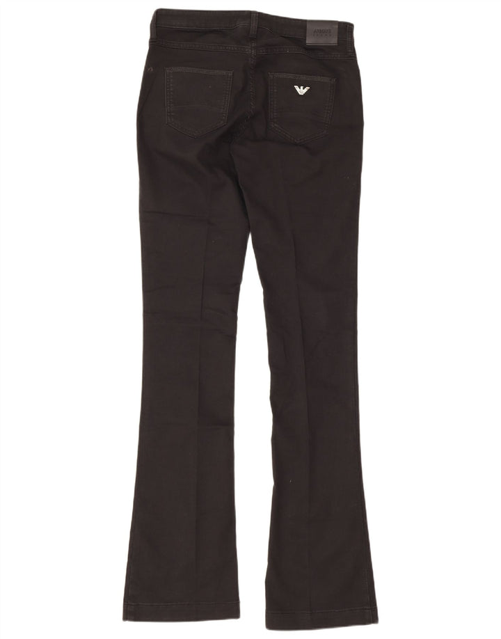 Armani Femme Jean Évasé W29 L35 Coton Noir