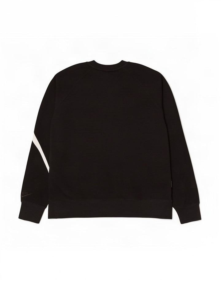 Nike Sweat-shirt graphique en coton noir moyen pour homme